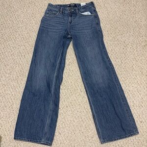 Low rise baggy jeans never worn